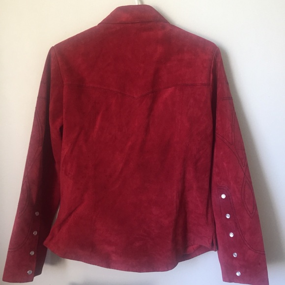 Western Style Suede Shacket - Picture 2 of 9